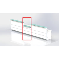 Polaris Straight Reception Counter - Lower Height Piece - D8