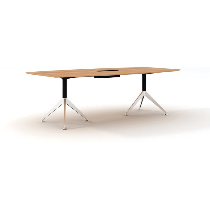 Virginia Walnut Potenza Boardroom Table (2400mm x 1200mm)