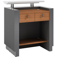 Receptionist Reception Counter - Grey