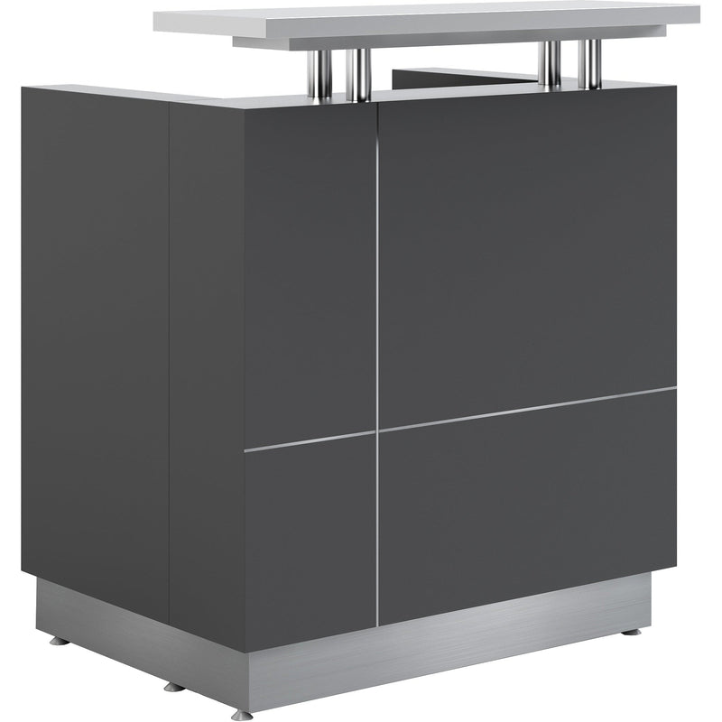 Receptionist Reception Counter - Grey