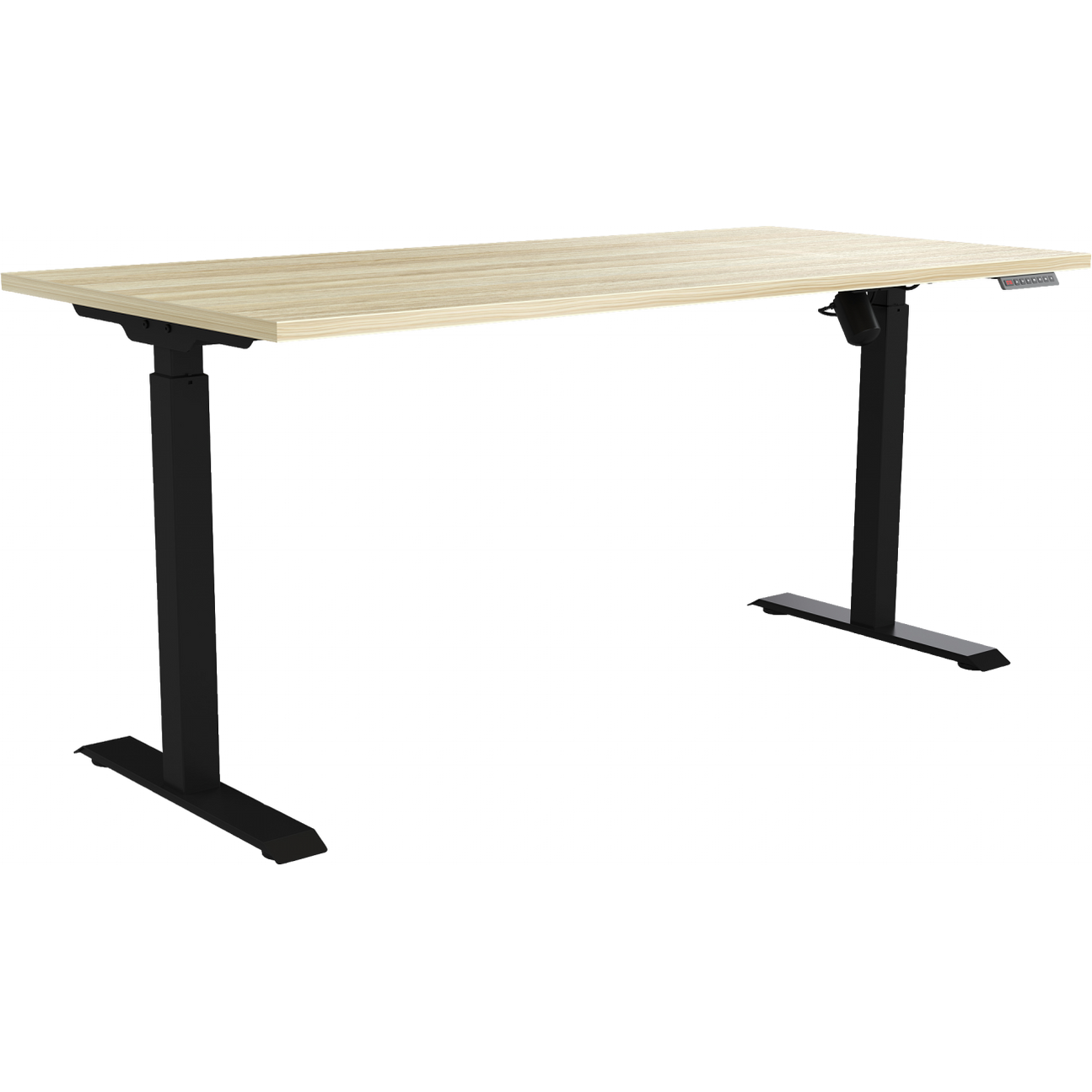Electric Sit Stand Desks Inspire Electric Height Adjustable Standing Desk 125KG Cable Entry