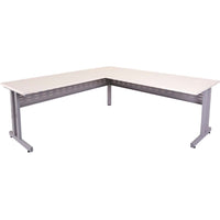 C Leg Corner Workstations (Silver legs)