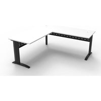 Span Beech Desk and Return