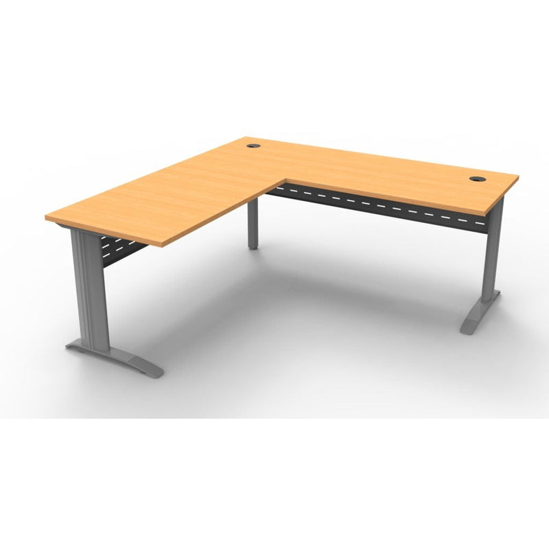 Span Beech Desk and Return