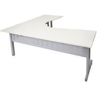 C Leg Corner Workstations (Silver legs)
