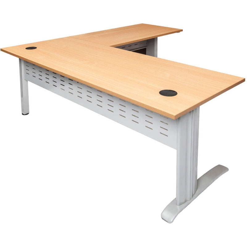 Span Beech Desk and Return