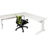 Span Beech Desk and Return