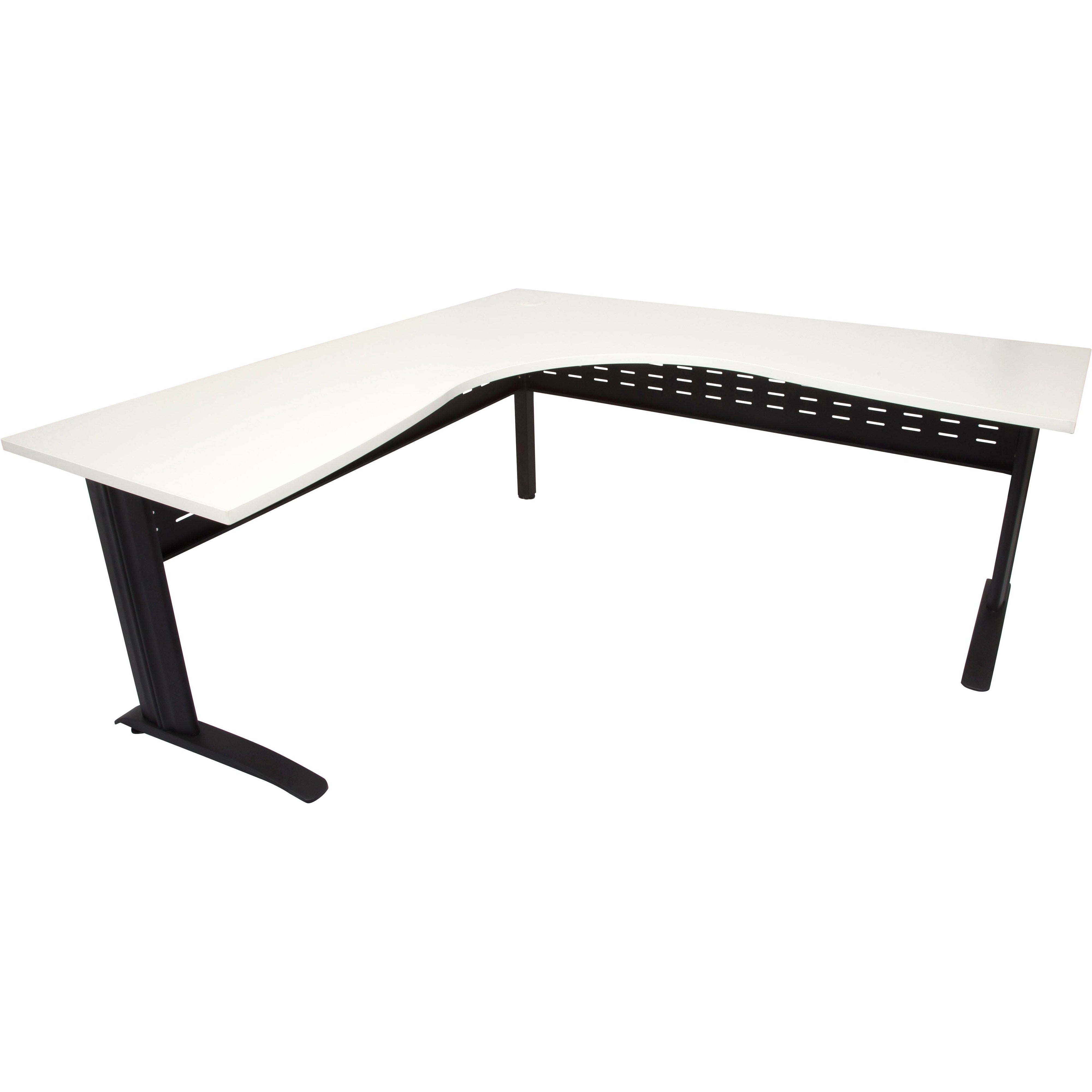 Rapid Span Corner Workstation - White