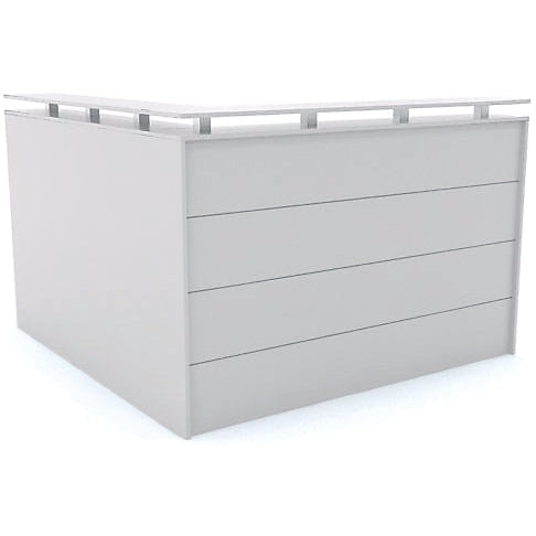 Axis Corner Reception Counter with Poptop