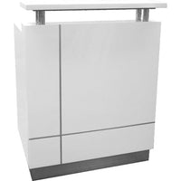 Receptionist Reception Counter - White
