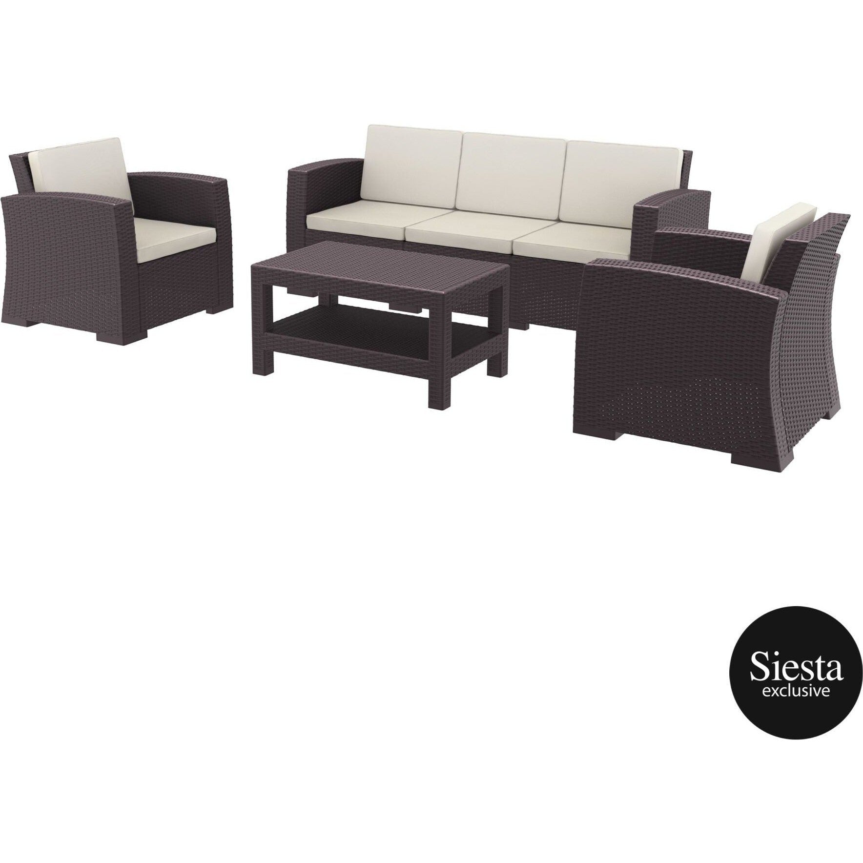 Monaco Lounge Set XL - No Cushions