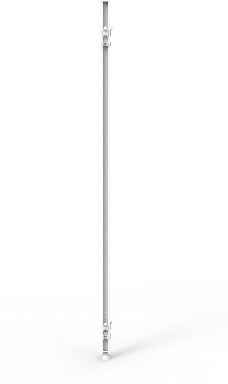 SHUSH30 360 Deg. Desk Mounted Screen Joining Pole - Includes All Hooks & Cover Plates