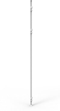 SHUSH30 360 Deg. Desk Mounted Screen Joining Pole - Includes All Hooks & Cover Plates