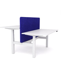 Dynamo Plus - Electric Height Adjustable Double Sided Workstation With Screen (Blue Screen)