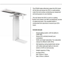 Sliding/Rotating Computer Holder