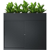 A-File Sliding Door Cabinet 1600W - (Planter Box Only) - 5 Pots
