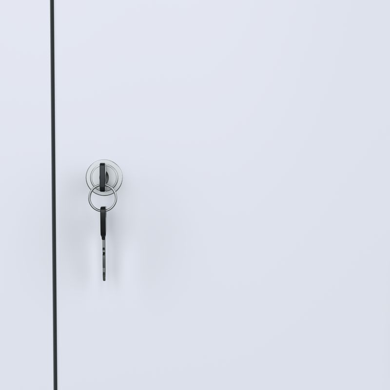 A-File 4 Tier Locker - Bank of 3 (12 Door Locker)