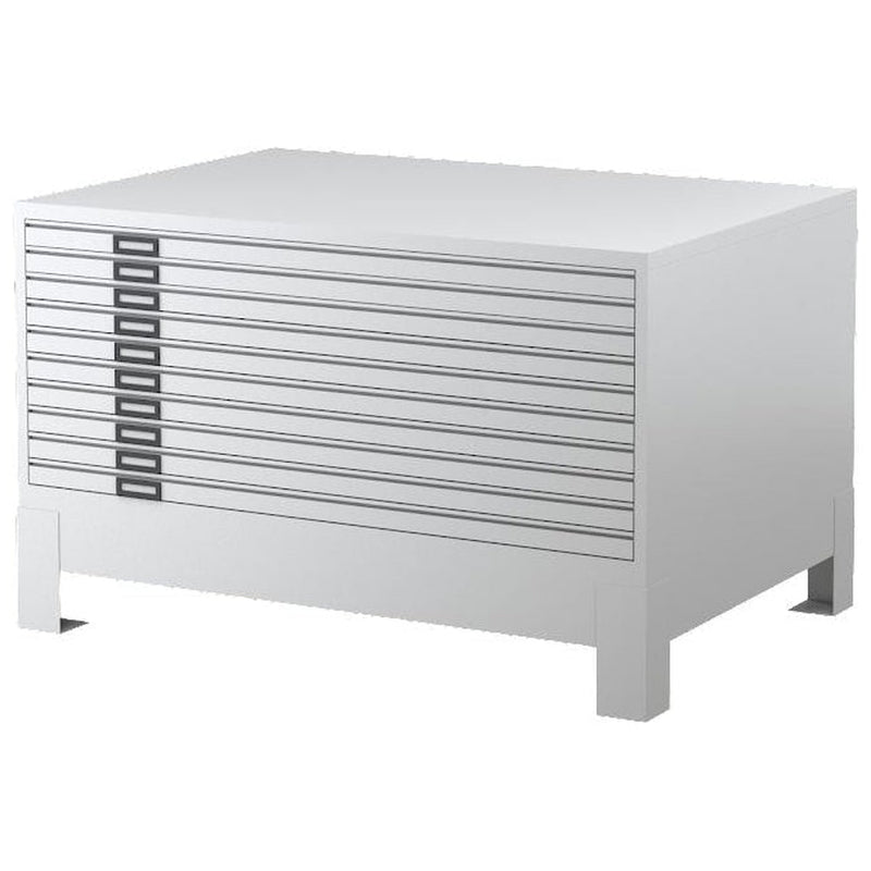 Steelco 10 Drawer Plan Cabinet