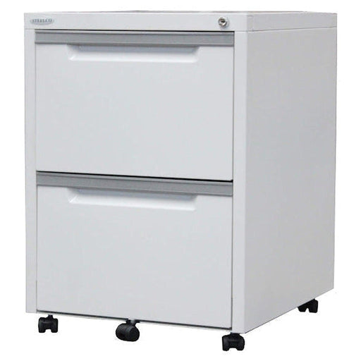 Steelco 2 Drawer Classic Mobile Pedestal