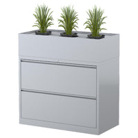 Steelco 2 Drawer Lateral Filing Cabinet