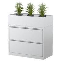 Steelco 2 Drawer Lateral Filing Cabinet