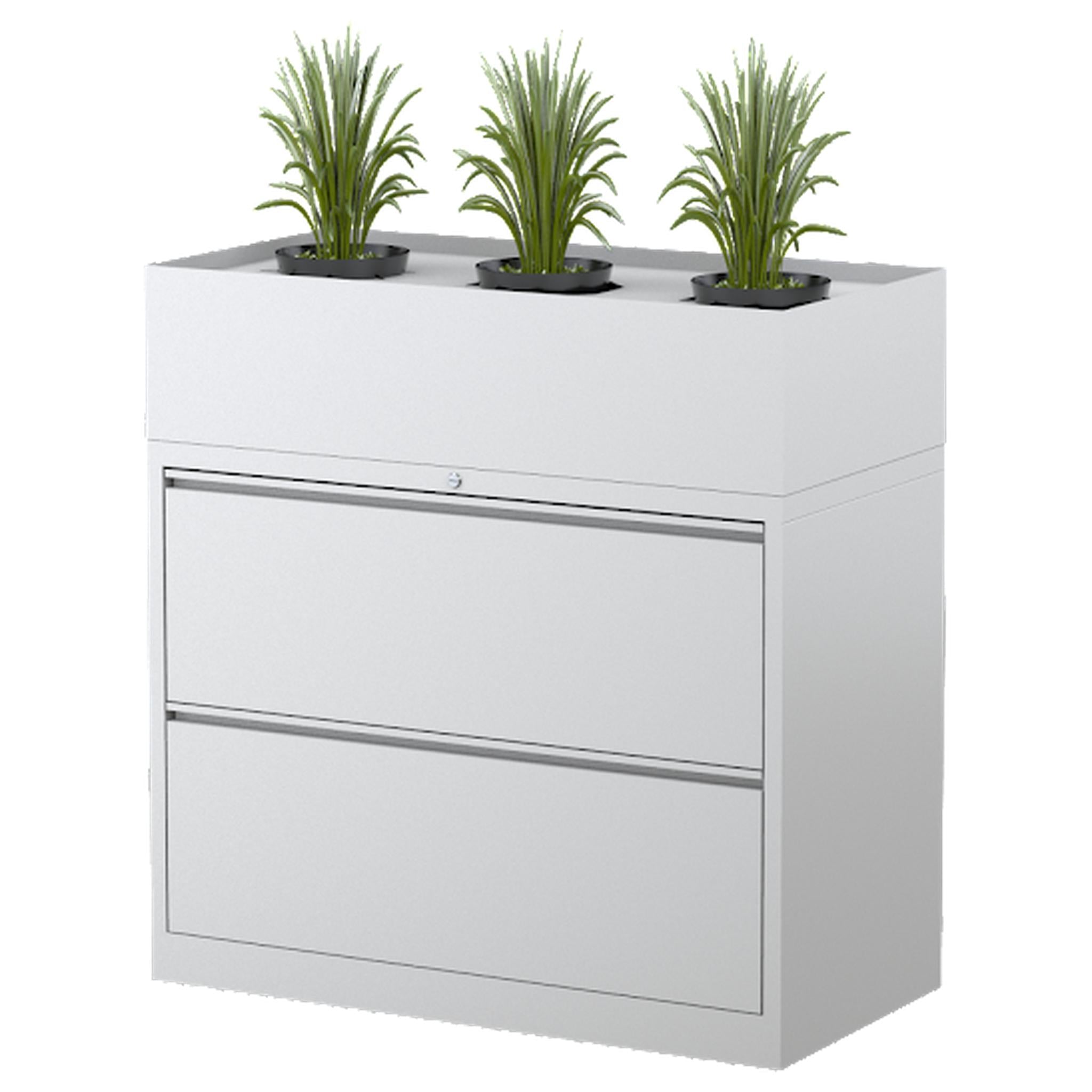 Steelco 2 Drawer Lateral Filing Cabinet