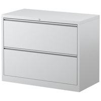 Steelco 2 Drawer Lateral Filing Cabinet