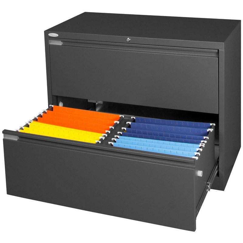 Steelco 2 Drawer Lateral Filing Cabinet