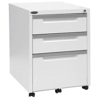 Steelco 3 Drawer Classic Mobile Pedestal
