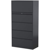 Steelco 4 Drawer + Flipper Lateral Filing Cabinet
