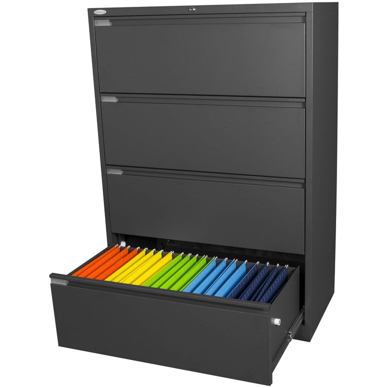 Steelco 4 Drawer Lateral Filing Cabinet