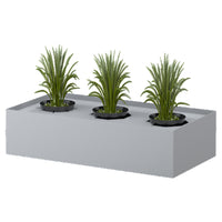 Steelco Lateral Filing Cabinet Planter Box