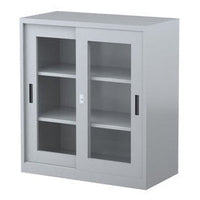 Steelco Sliding Glass Door Display Cabinet 1015H x 914W