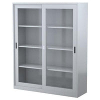 Steelco Sliding Glass Door Display Cabinet 1830H x 1500W