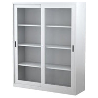 Steelco Sliding Glass Door Display Cabinet 1830H x 1500W