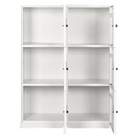 Steelco Slim Edge 6 Door Mail Slot Steel Locker with Combo Lock