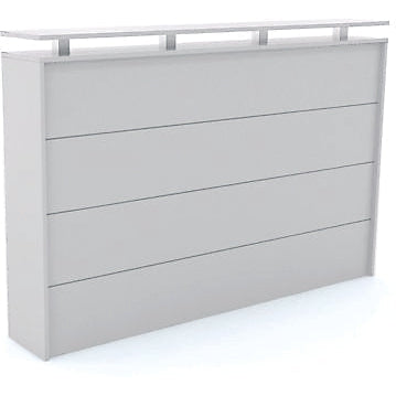 Axis Reception Counter with Poptop
