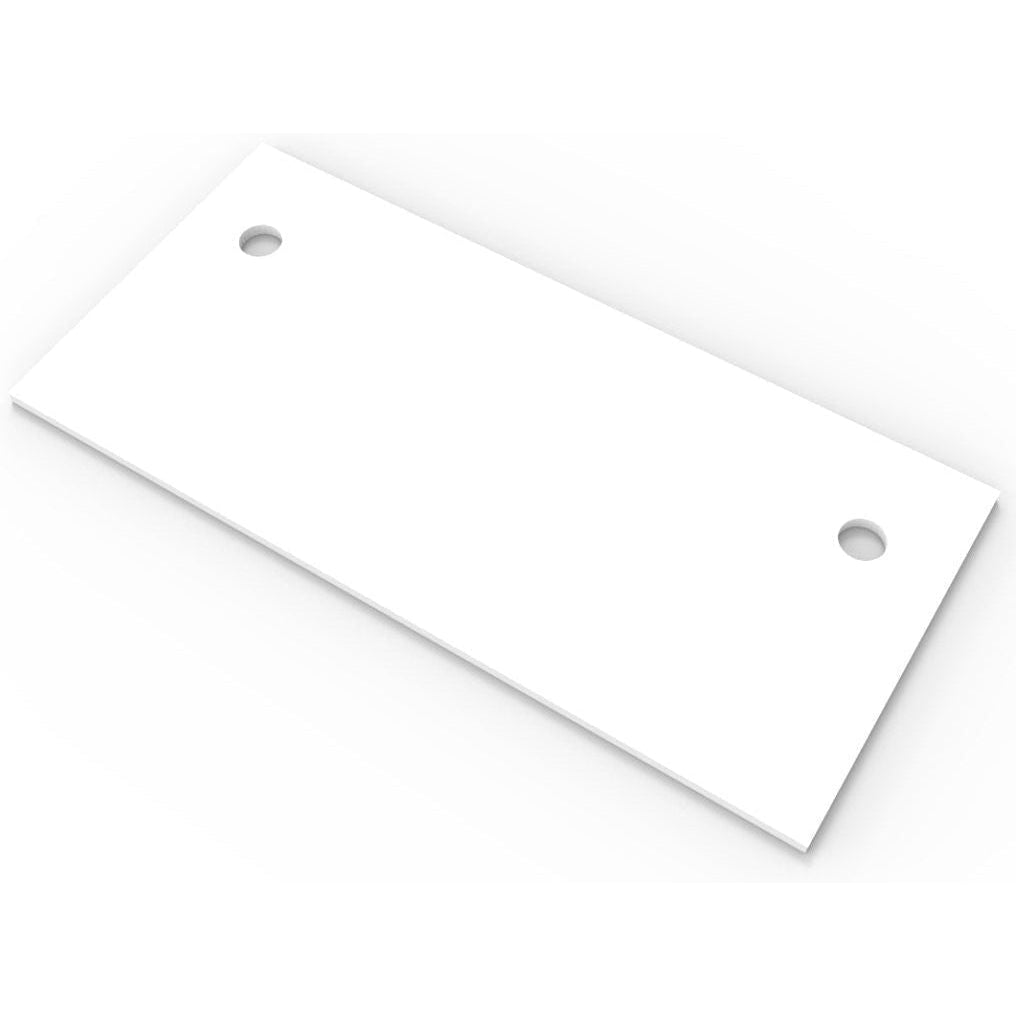 Table Top with 2 x 80mm Dia. Cable Entry Holes 1500mm W