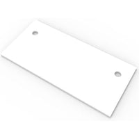 Table Top with 2 x 80mm Dia with Cable Entry Holes