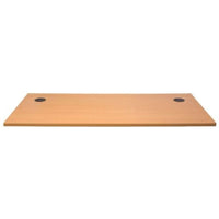 Table Top with 2 x 80mm Dia with Cable Entry Holes