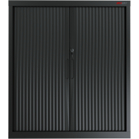 A-File Tambour Door Cupboard Carcass ONLY with shelves 900mm wide