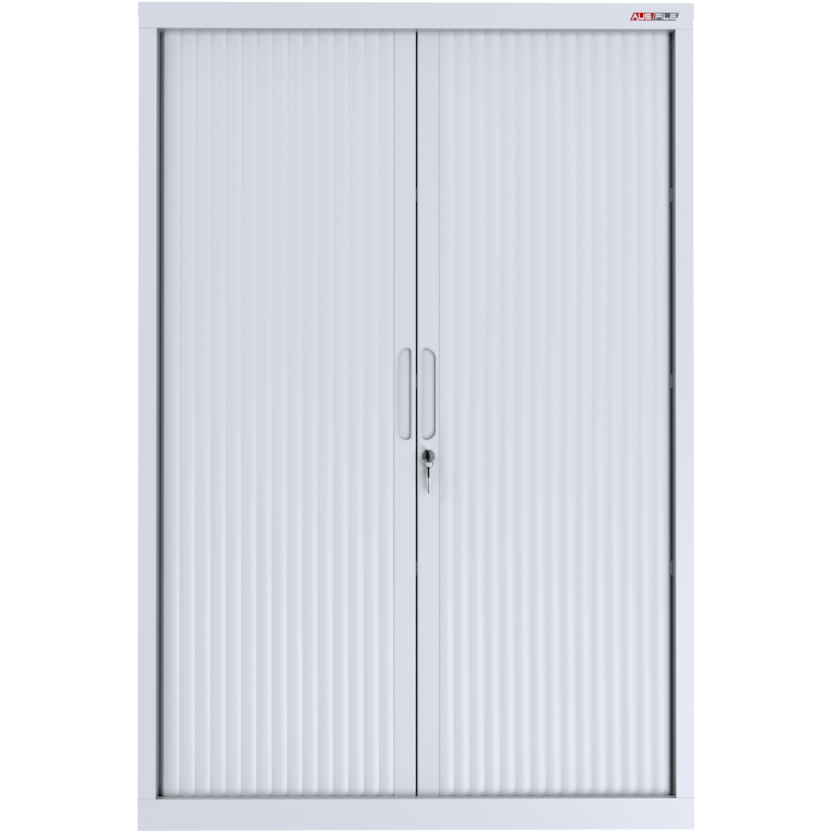 A-File Tambour Door Cupboard Carcass ONLY with shelves 900mm wide