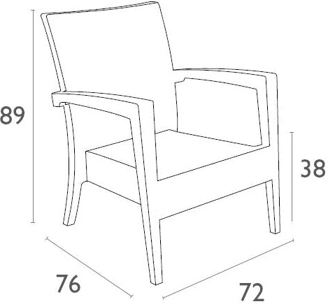 Tequila Lounge Set  - No Cushions