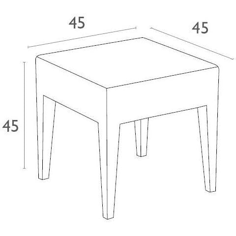 Tequila Side Table 450x450x450H