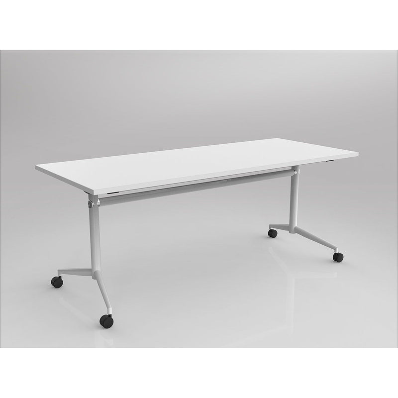 Uni Flip Top Table - White Frame