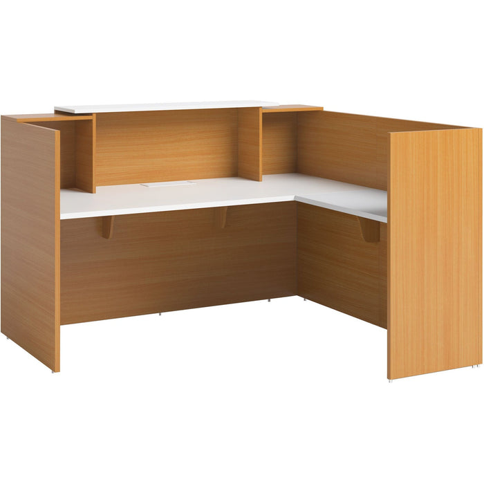 Beech Sorrento L-Shaped Reception Counter