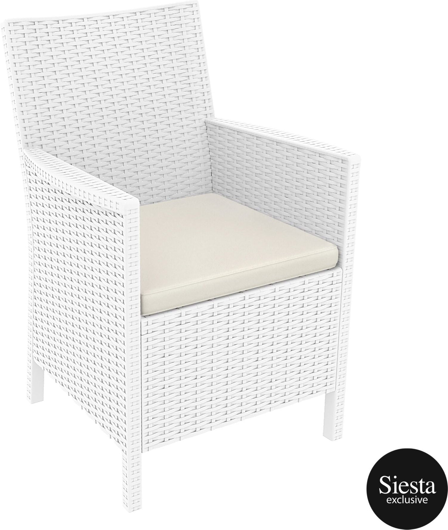 Resin Rattan Outdoor Lounge Setting with California Tub Chair