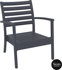 3 Piece Balcony Setting with Artemis XL Arm Chair and Ocean Side Table