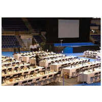 Manhattan 2420x760 Trestle Table   Min Order Qty = 10