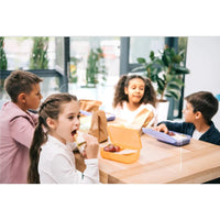 Interdesk Clear Acrylic Screens - 2 Piece Interconnecting Set